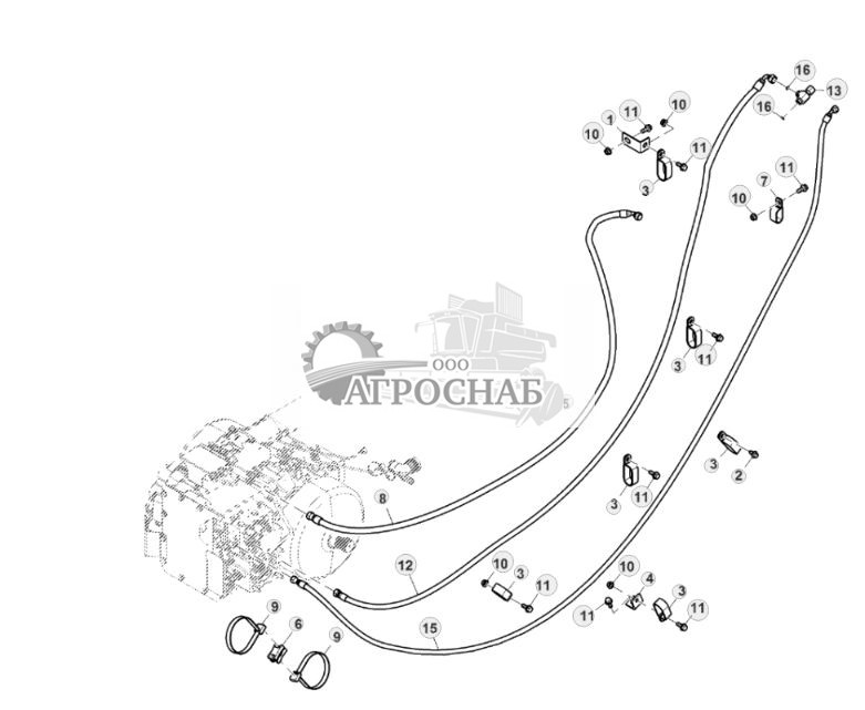 Гидравлические шланги, передний мост, трансмиссия с кнопочным переключением передач, Tier 2 - ST847377 191.jpg